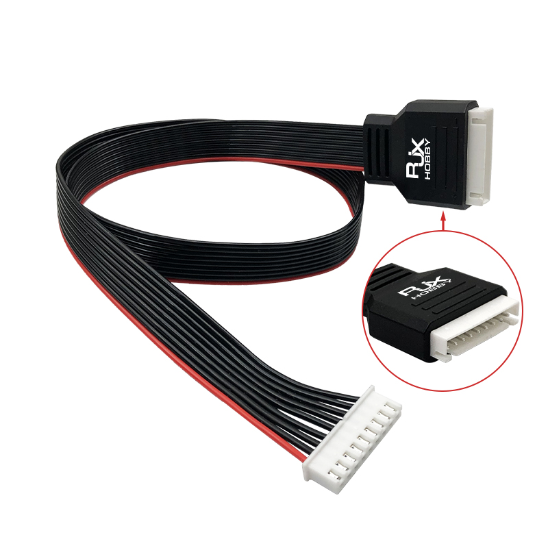 RJX 1pcs Charger Extension Cable Balanced Head for 8S Lithium Batteries Suitable 