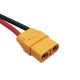 RJX 1pcs XT90 Female to 8mm O Ring Lugs 12AWG 20cm Cable  for RC Lipo Battery FPV Racing Drone 