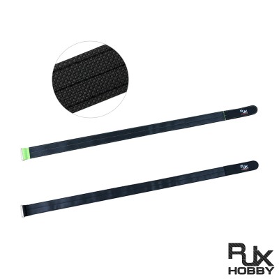 RJXHOBBY 1pcs 40mm Width Kevlar Battery Strap Kevlar Stitching Rubber Grip and Zinc Alloy Seamless Buckle (Length: 400-1000mm)