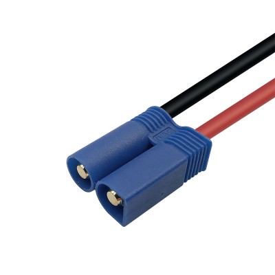 RJX 1pcs EC5 Male to 6mm O Ring Terminal Charger Lead Cable 12AWG 20cm For Battery Wire Terminal