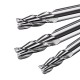 RJX 1pcs 3 Flute 62 ° tungsten steel Carbide End Mill for Aluminum Cut Non-Ferrous Metal Upcut CNC Spiral Router Bit