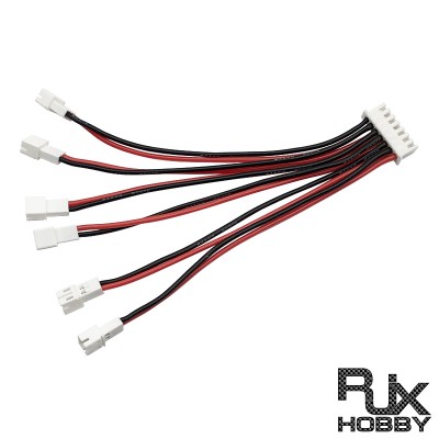 RJX 1pcs 6S Balance head to PH2.0 connector for F121 drone