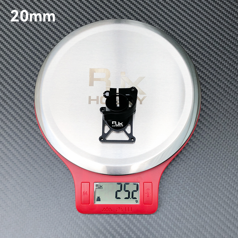 RJX 1pcs 20mm 25mm 30mm Quick Release Tripod Aluminum Tilt Fixed Seat Landing Gear Connector
