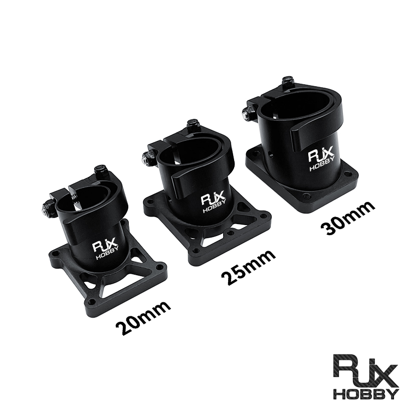 RJX 1pcs 20mm 25mm 30mm Quick Release Tripod Aluminum Tilt Fixed Seat Landing Gear Connector