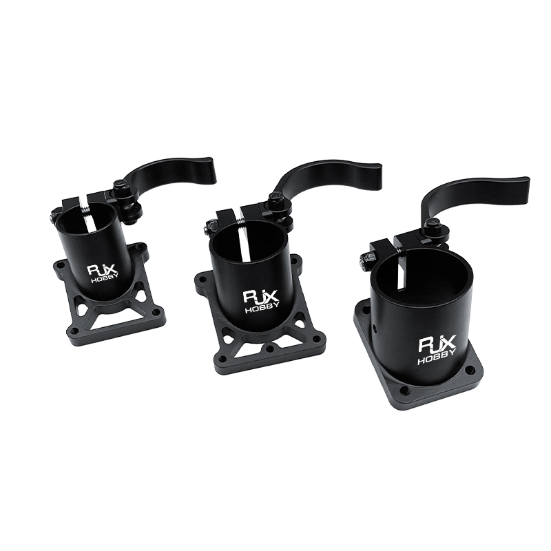 RJX 1pcs 20mm 25mm 30mm Quick Release Tripod Aluminum Tilt Fixed Seat Landing Gear Connector