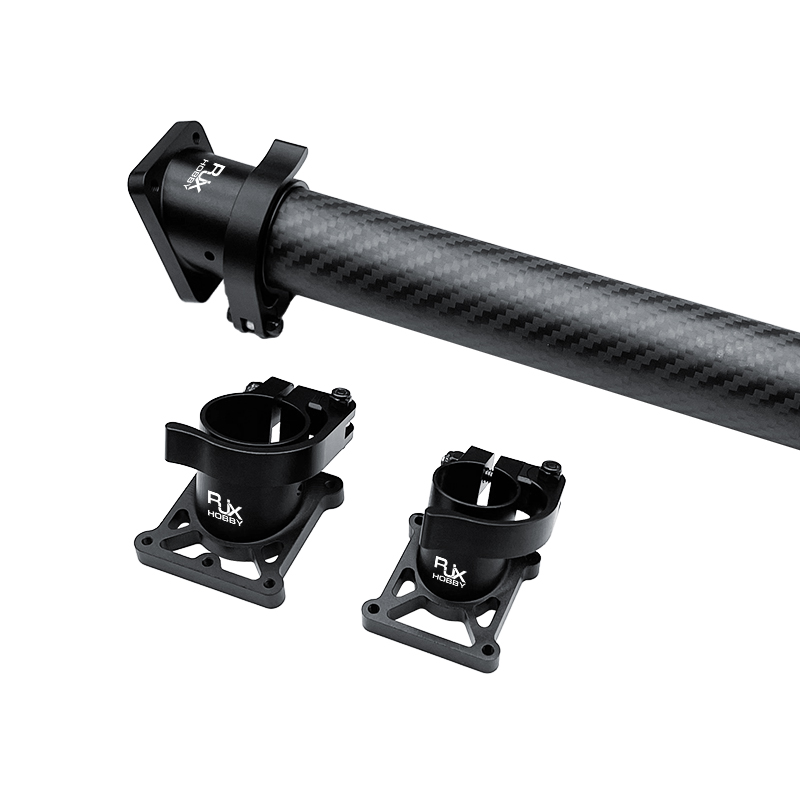 RJX 1pcs 20mm 25mm 30mm Quick Release Tripod Aluminum Tilt Fixed Seat Landing Gear Connector
