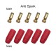 RJXHOBBY 5sets AS150 Male and Female Anti Spark Connector Plug  for Battery, ESC, and Charge Lead