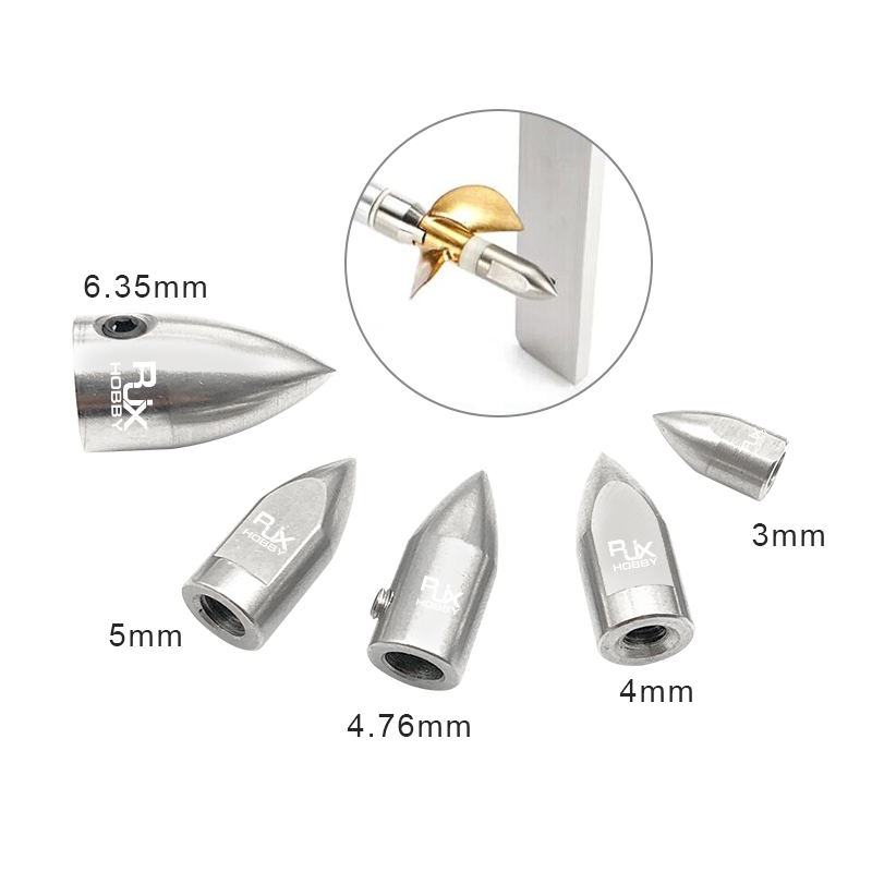 RJXhobby 5pcs Nut Stainless Steel M3/M4/M5/4.76mm/6.35mmfor RC Boat Shaft Propeller