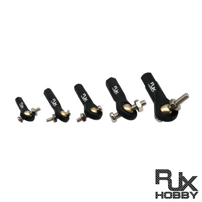 RJXHOBBY 10pcs M2 M2.5 M3 Lever Steering Linkage Tie Rod End Ball Head End with Screws and Nut for RC Airplane Boat Car Parts
