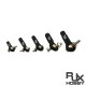 RJXHOBBY 10pcs M2 M2.5 M3 Lever Steering Linkage Tie Rod End Ball Head End with Screws and Nut for RC Airplane Boat Car Parts