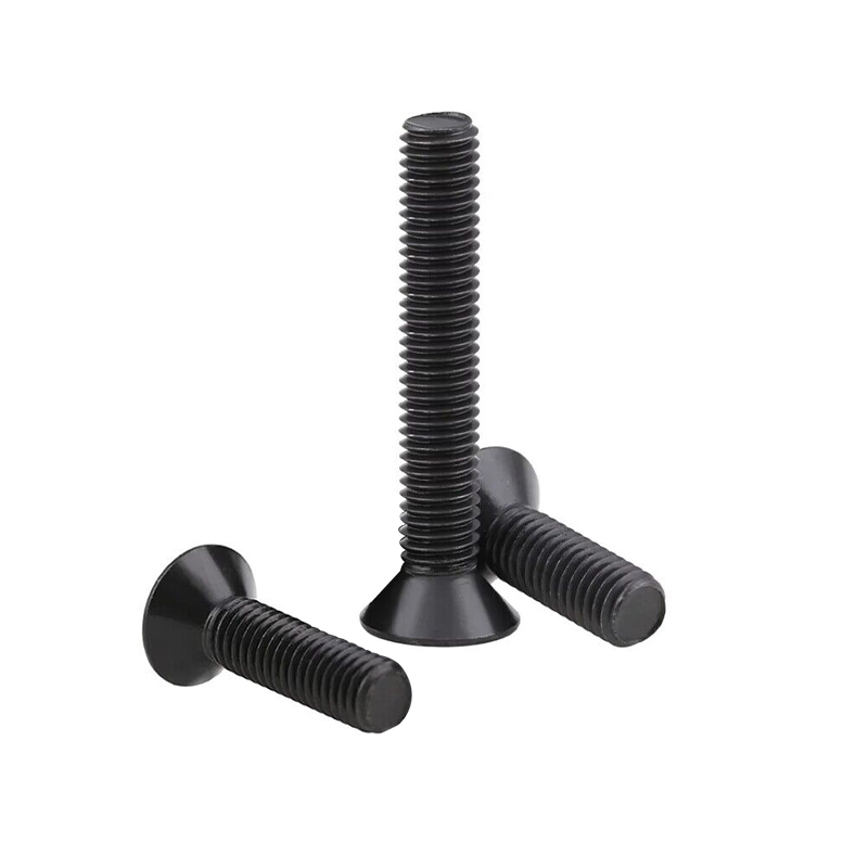 RJXHOBBY 100pcs M2 3-40mm 10.9 Grade High-strength Countersunk Hex Socket Screw Flat Head Hexagon Socket Screw Bolt