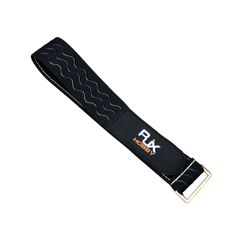 RJX 2pcs 40mm Width Kevlar Stitched Non-Slip Silicone Battery Straps(Length: 400 / 500 / 600 / 700 / 800 / 1000mm)