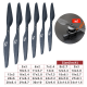 RJX 1pair 5x3 / 6x2 / 7x2.4 / 8x2.7 /9x3 /10x3.3 / 11X3.7 / 12X4 / 13X4.4 / 14X4.8 /15X5inch carbon fiber propeller for UAV