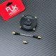 RJXHOBBY 9.4 14dBi  5.8GHz Triple Feed Patch SMA Connector Extremely Low Sidelobes Antenna High Gain