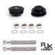 RJX 2 sets Universal Push Button Billet Hood Pins Lock Clip Kit Car Quick Latch New Engine Bonnets
