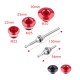 RJX 2 sets Universal Push Button Billet Hood Pins Lock Clip Kit Car Quick Latch New Engine Bonnets