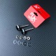 RJX 2 sets Universal Push Button Billet Hood Pins Lock Clip Kit Car Quick Latch New Engine Bonnets