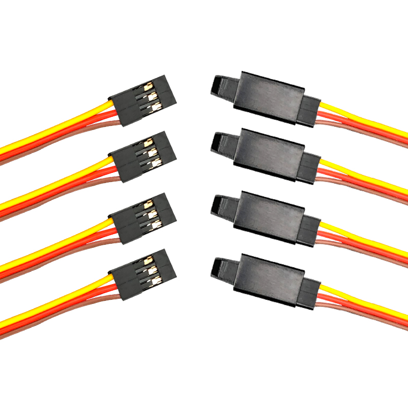 RJXHOBBY 1 Pair MPX 8Pin Connector Multi-Wires 60 Core 300mm With Servo Extension Plug 