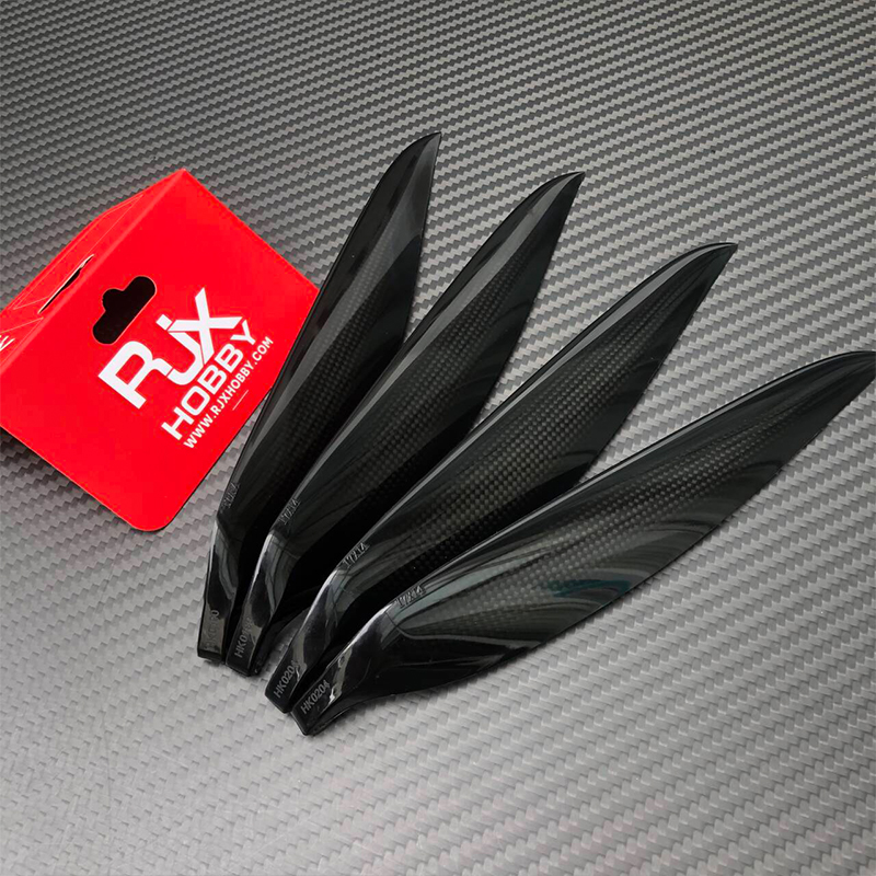 RJXHOBBY 1pair 13x9 / 14x10 / 15x12 / 16x13 /17x14 / 18x13inch Carbon Folding Propeller Blades for fixed wing