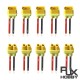 RJXHOBBY XT30U Female Male Connector with 50mm 18AWG Silicone Wire