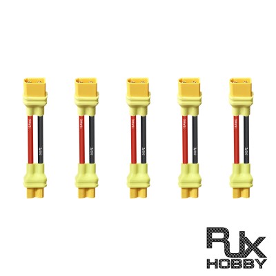 RJXHOBBY 5pcs XT30U Female to Male Connector with 45mm 18AWG Silicone Wire Specification