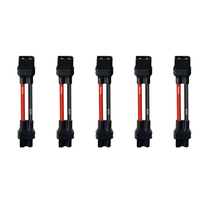 RJXHOBBY 5pcs XT30U Female to Male Connector with 45mm 18AWG Silicone Wire Specification