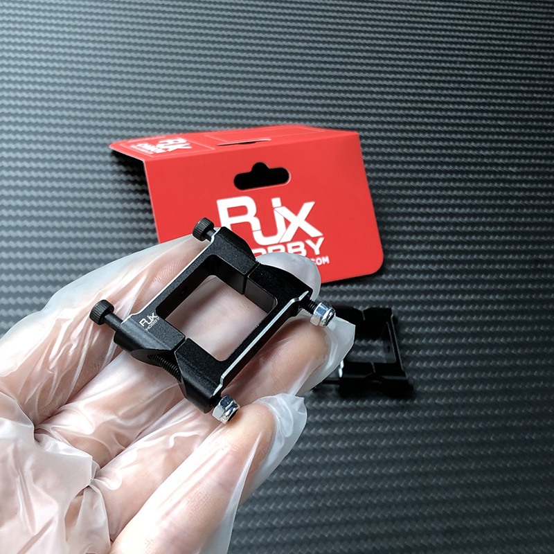 RJX Square Aluminum Tube Clamp for 20mm Square Carbon Fiber Tubes