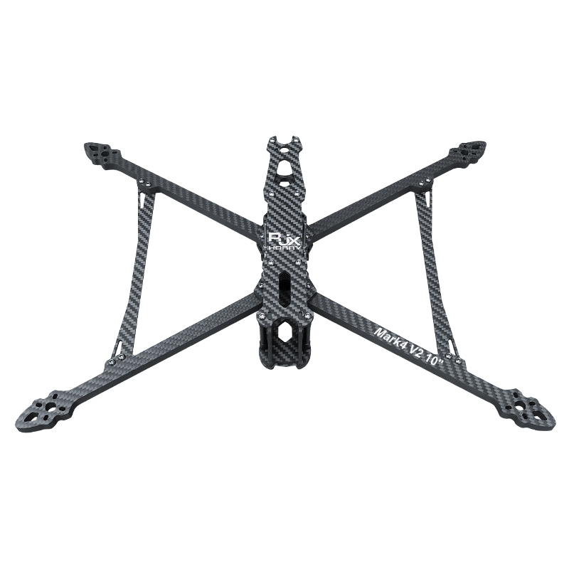 RJX Mark4 V2 10inch 427mm Carbon Fiber Twill matte Frame Kit For RC FPV Racing Drone
