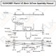RJX Mark4 V2 8inch 367mm Carbon Fiber Plain matte Frame Kit For RC FPV Racing Drone