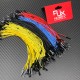 RJXHOBBY 50pcs Female Male silicone DuPont wire 26AWG soft silicone DuPont wire 2.54 soft 1pin Connector