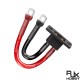 RJXHOBBY 1pcs XT90E-M Male to 6.2mm copper nose with 8AWG / 10AWG Cable Mount Connector Plug for RC Drone