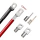 RJXHOBBY 1pcs XT60E-M Male to 6.2mm copper nose with 12AWG Cable Mount Connector Plug for RC Drone