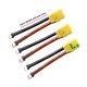 RJXHOBBY 1pcs XT90 Male/Female/ Female Anti Spark to 6.2mm copper nose with 8AWG Cable Mount Connector Plug