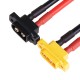 RJXHOBBY 1pcs XT60E Male Connector With 12AWG Cable For RC Models Drone