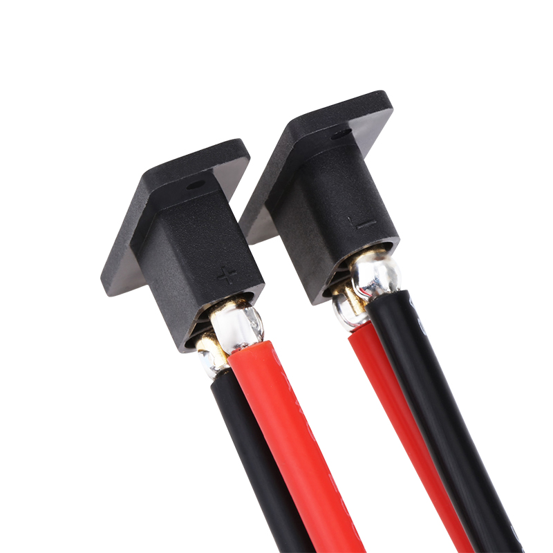 RJXHOBBY 1pcs XT90E Male Connector With 8AWG/10AWG Cable For RC Models Drone