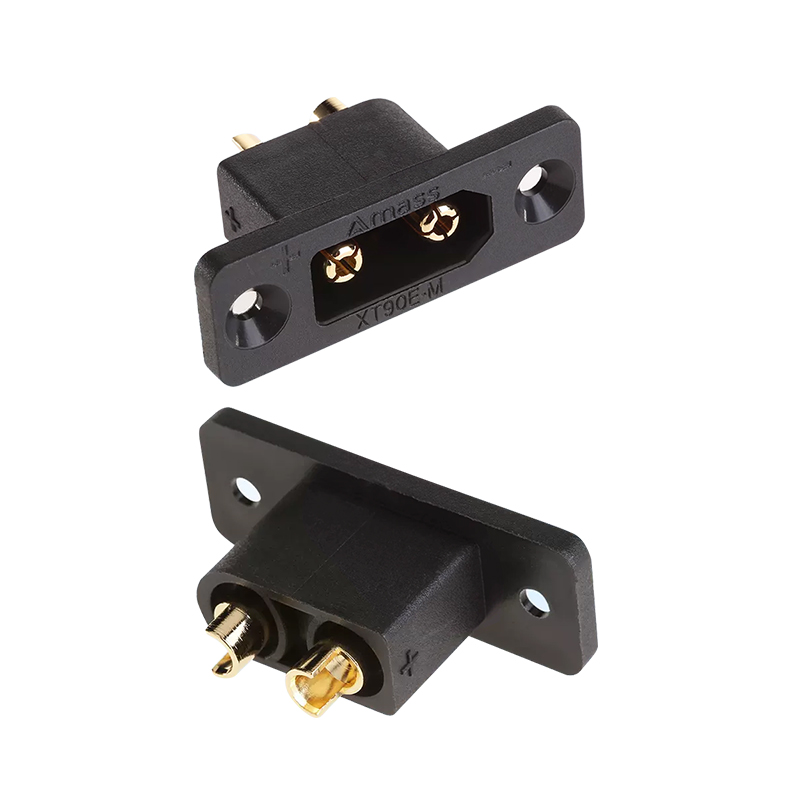 RJXHOBBY 1pcs XT90E Male Connector With 8AWG/10AWG Cable For RC Models Drone