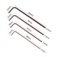 RJX 4pcs L Shaped Hex Key Wrench 1.5 2.0 2.5 3.0mm Hexagon Ball Head Screwdriver Ball Head  Wrench Tools