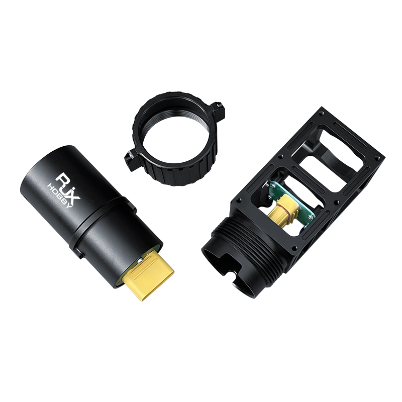 RJX 1pcs 50mm AS150U Quick Release Plug Connector Folding Arm Pipe Clamp for Plant Agriculture UAV Drone