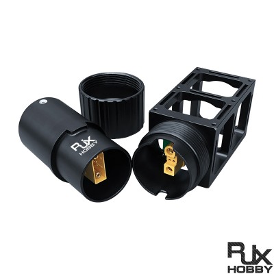 RJX 1pcs 50mm AS120 Quick ReleasePlug Connector Folding Arm Pipe Clamp for Plant Agriculture UAV Drone