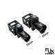RJX 1pcs 20mm 25mm Aluminum alloy folding side arm pipe joint for plant protection uav RC helicopter spareparts