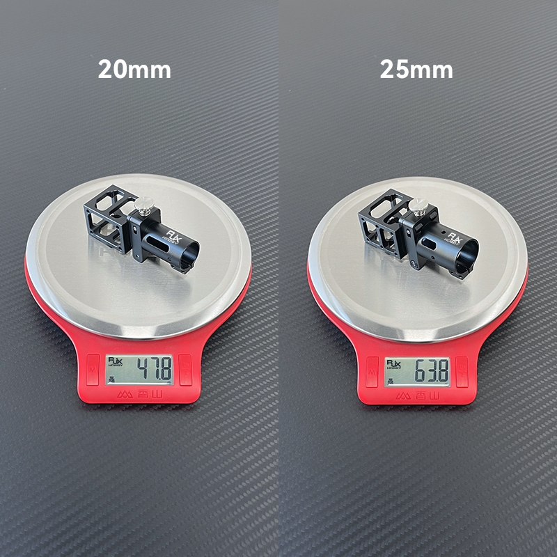 RJX 1pcs 20mm 25mm Aluminum alloy folding side arm pipe joint for plant protection uav RC helicopter spareparts