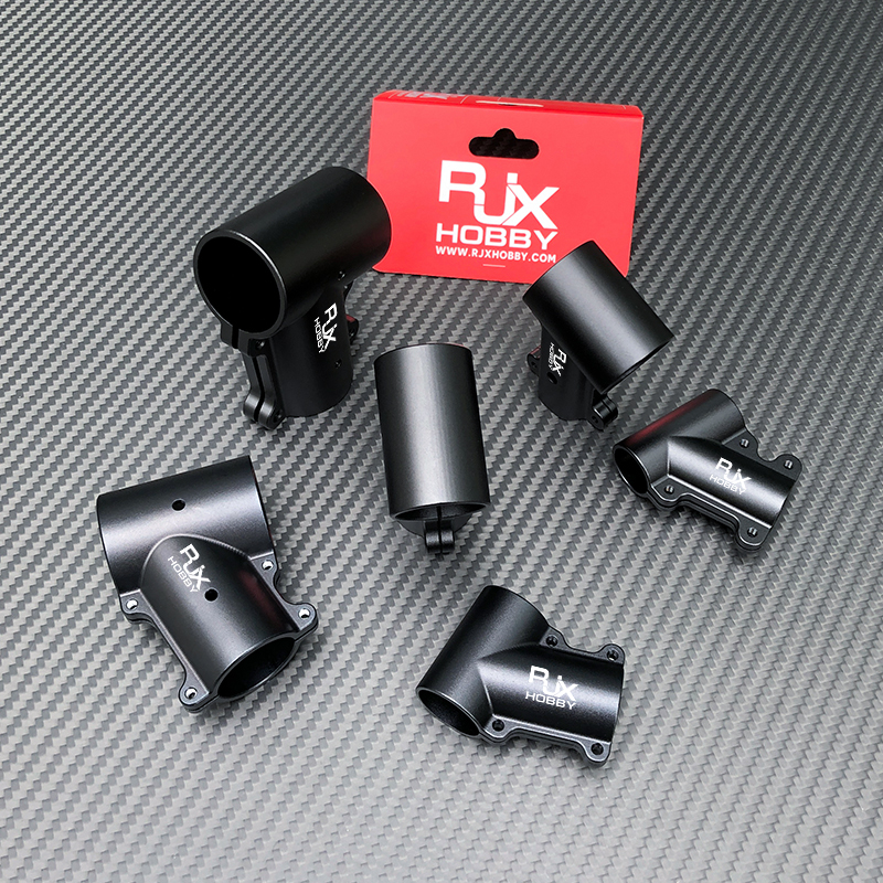 RJX 1pcs 16mm / 20mm / 20 to 25mm / 20 to 30mm /25mm / 25 to 30mm / 30mm / 40mm Tee Joint Landing Gear Connector for RC Plant UAV Drone