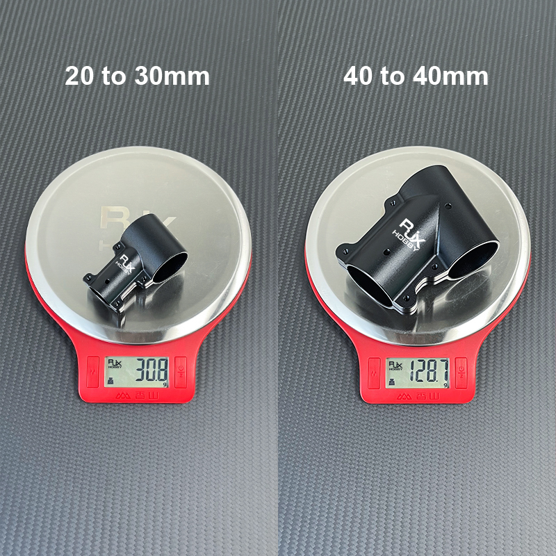 RJX 1pcs 16mm / 20mm / 20 to 25mm / 20 to 30mm /25mm / 25 to 30mm / 30mm / 40mm Tee Joint Landing Gear Connector for RC Plant UAV Drone