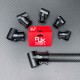 RJX 1pcs 16mm / 20mm / 20 to 25mm / 20 to 30mm /25mm / 25 to 30mm / 30mm / 40mm Tee Joint Landing Gear Connector for RC Plant UAV Drone