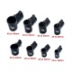 RJX 1pcs 16mm / 20mm / 20 to 25mm / 20 to 30mm /25mm / 25 to 30mm / 30mm / 40mm Tee Joint Landing Gear Connector for RC Plant UAV Drone