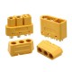 RJX 5pairs Amass XT60 (2+4) Male Female Plug Connector with Signal Pin and Sheath 