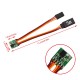 RJX 5pcs Universal Servo Inverter Signal 4-6V 2A Steering Gear Reverser Low Voltage For RC Servo Airplane V-tail