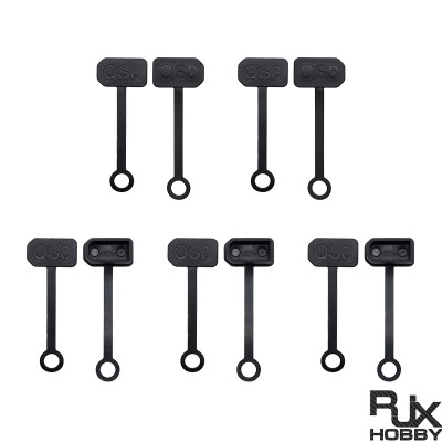 RJX 5pairs QS8 Male Female Plug Waterproof Cap Power Electric Connector Dustproof Cover Protective Shell Housing