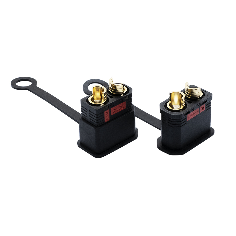 RJX 5pairs QS8 Male Female Plug Waterproof Cap Power Electric Connector Dustproof Cover Protective Shell Housing