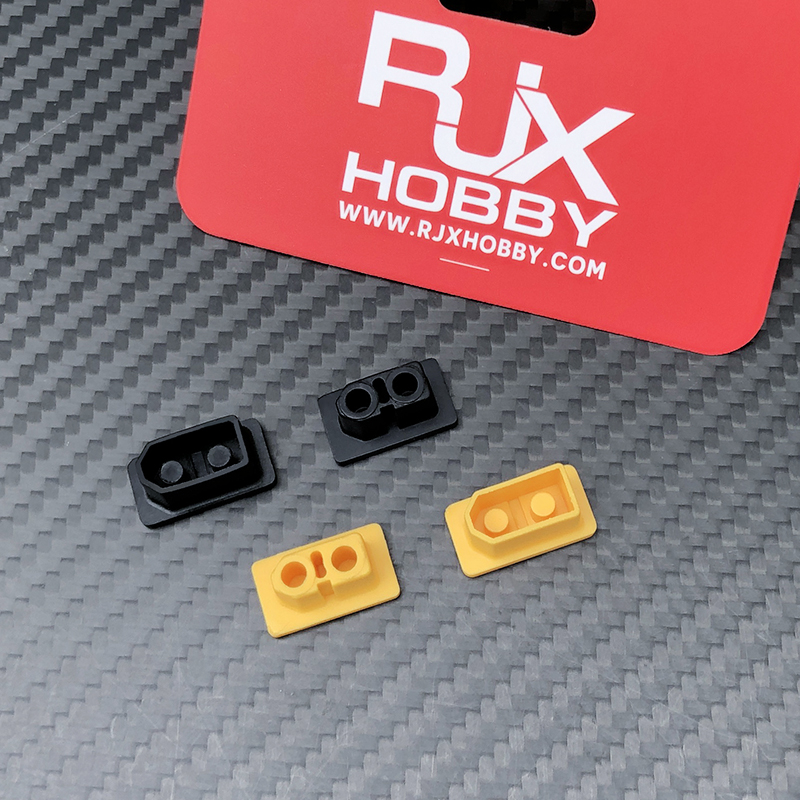 RJX 5Pairs XT60 XT60H XT60W XT60U Male Female Plug Dust Cap PVC Protective Cover Anti-Dirt Cap Protector Shell 